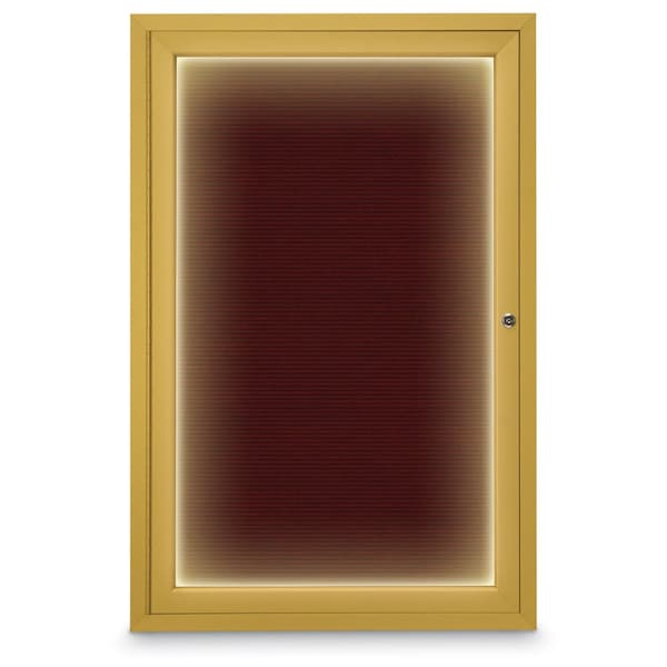 Hinge-less Radius Corkboard, 11"x13-1/2", Satin Alum Frame/Pearl